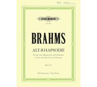 Brahms: Alto Rhapsody Op.53 (Vocal Score) (EP3916) (Edition Peters)