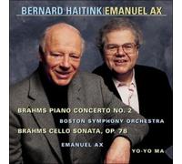 BRAHMS/AX/MA/HAITINK/BSO: PIANO CONCERTO 2/CELLO SONATA - CD