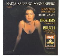 Brahms & Bruch: Violin Concertos Najda Salerno-Sonnenberg Edo De Waart (UK