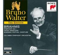 BRAHMS/BRUNO WALTER: SYMPHONY 1/HAYDN VARIATIONS - CD