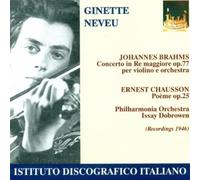 Brahms/Chausson - Concerto In Re/Poeme Op.25