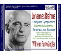 Brahms : Complete Symphonies Wilhelm Furtwangler /BPO, Stockholm po