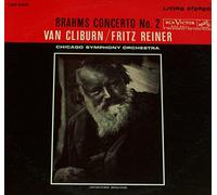 BRAHMS Concerto No. 2 LP original 1st RCA Victor LIVING STEREO LSC-2581 sd FRITZ REINER Van Cliburn piano Chicago Symphony 1962