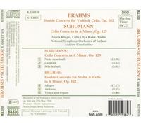 BRAHMS: DOUBLE CONCERTO, OP. 102; SCHUMANN: CELLO CONCERTO, OP. 129 NEW CD