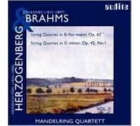 BRAHMS/HERZOGENBERG/MANDERLING QUARTET: STRING QUARTETS - CD
