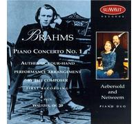 Brahms, J. - Piano Concerto, Waltzes For Four Hands (Aebersold, Neiweem)