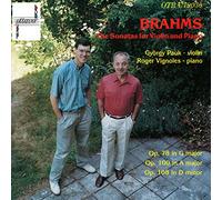 Brahms, J. - Sonatas For Violin And Piano