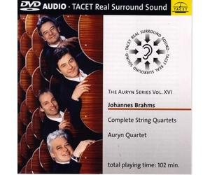 Brahms Johannes: Complete String Quartet - Auryn Series Vol XVI [DVD AUDIO]