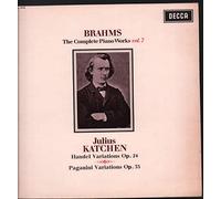 Brahms, Johannes - Johannes Brahms , Julius Katchen - The Complete Piano Works Vol. 7 - Decca - SXL 6218, Decca - SXL.6218