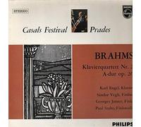 Brahms - Klavierquartett Nr. 2 A-dur op.26 (Karl Engel, Sándor Végh,..) [Vinyl LP]