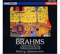 Brahms: Late Piano Works