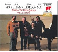 BRAHMS/MA/AX/STERN/LAREDO: PIANO QUARTETS 1-3 - CD