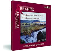 BRAHMS / MANDERLING - STRING QUARTET - CD - J3z