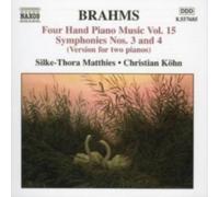 BRAHMS/MATTHIES/KOHN: FOUR HAND PIANO MUSIC 15 - CD