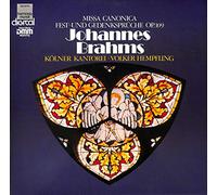 Brahms: Missa Canonica; Fest- und Gedenksprüche op. 109; Fuge As-Moll; Kyrie; Geistliches Lied op. 30 - HM 681D - Vinyl LP