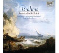 BRAHMS/NEDERLANDS PHILHARMONIC ORCH/ZWEDEN: SYMPHONIES 3 & 4 - CD
