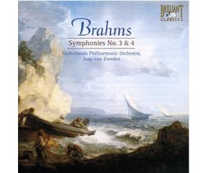 BRAHMS / NEDERLANDS - SYMPHONIES 3 4 - CD - P3z