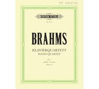 Brahms: Piano Quartet No. 1 in G Minor Op. 25 (EP3939A): Sheet (Edition Peters)