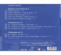 Thomas Beijer - Brahms: Sonata No. 3 In F Minor, Op. 5/3 Intermezzi, Op. 117/...
