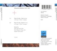 BRAHMS: PIANO TRIOS 1 & 2 NEW CD