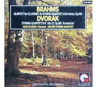 Brahms: Quintet for Clarinet & String Quartet in B minor, Op. 115 / Dvorák: String Quartet in F. No. 12 Op. 96 'American'