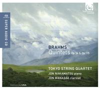 ブラームス: 五重奏曲集 (Brahms : Quintets Op.34 & Op.115 / Tokyo String Quartet, Jon Nakamatsu piano, Jon Manasse clarinet) [SACD Hybrid] [輸入盤・日本語解説書付]