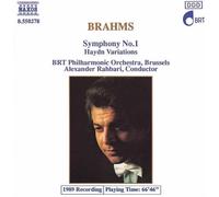 BRAHMS / RAHBARI / B - SYMPHONY 1 / VARIATIONS ON A T - CD - K3z