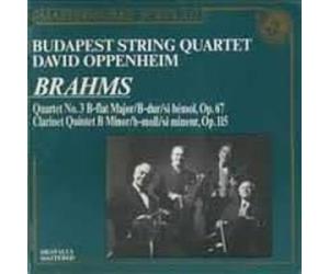 Brahms / Schneider / Budapest String Quartet - String Quartet No 3 [New CD]