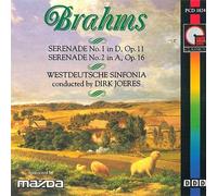 Brahms:Serenade No.1 in D,Op.11/Serenade No.2 in A, Op.16 (Westdeutsche Sinfonia conducted by Dirk Joeres)