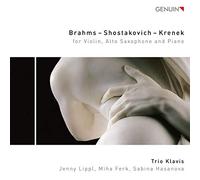 Trio Klavis – Brahms / Shostakovich / Krenek for Violin, Alto Saxophone and Piano