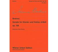 Brahms: Sonata for Violin and Piano in D Minor Op. 108 (Wiener Urtext) UT50013