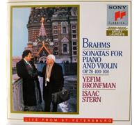 Brahms: Sonatas for Piano and Violin, Op. 78, 100, 108 by Isaac Stern