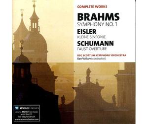 Brahms: Symphony No.1; Eisler: Kleine Sinfonie; Schumann: Faust Overture - Ilan Volkov, BBC Scottish Symphony Orchestra