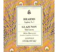 BRAHMS SYMPHONY NO. 1 & GLAZUNOV VIOLIN CONCERTO / STOKOWKSI, MARCOVICI
