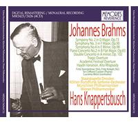 Brahms : Symphony No. 2 & Piano Concerto No. 2 / Hans Knappertsbusch