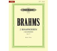 Brahms: Two Rhapsodies Op. 79 for Piano (EP8942) (Edition Peters)
