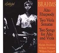Brahms: Viola Sonatas Nos 1 & 2/Two Lieder, Op.91