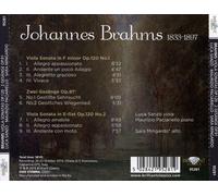 Sara Mingardo; Luca Sanzo; Maurizio Paciariello - Brahms: Viola Sonatas Op.120, 2 Gesange Op.91
