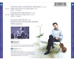 BRAHMS: VIOLIN CONCERTO; MOZART: VIOLIN CONCERTO NO. 3 NEW CD