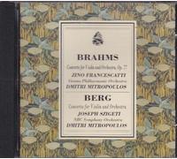 Brahms: Violin Concerto op. 77 / Berg: Violin Concerto