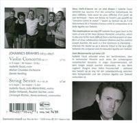 BRAHMS: VIOLIN CONCERTO; STRING SEXTET NO. 2 NEW CD