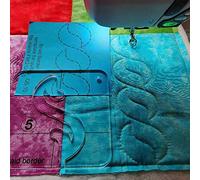 Braid Border Template for Quilting Fits Inside FMQ Grip 5