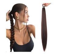 Braid DIY Ponytail Extensions Synthetic with Hair Tie Wrap Around Hair Braid Extensions(4)