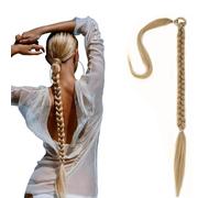 Braid Extension, Real Hair Braid, Ponytail Extension for Women, DIY Braids Extensions, Ideal for Wedding, Party, Cosplay, Dating and Daily Use, 70 cm