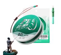 Braid Fishing Lines, 8.1m Total Length | Eight Nylon Wire 20g, Super Strong High Tensile Casting String For Saltwater Freshwater Abrasion Resistant Environments