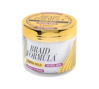 Braid Formula Dr. Feel Good Super Hold, 3.53fl. oz. | Menthol Infused to give Cooling Sensation, Smoothing with High Shine, Long Lasting Hold, Great for Braids, Locks, Twists, No Residue