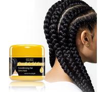 Braid Gel Extreme Hold Braiding Gel for Twist, Locs, Box Braids - Flakeless Braid & Edge Gel Hair Styling Gel, Tames Frizz & Edges, Long Lasting - Twisting & Conditioning Gel for All Hair Types