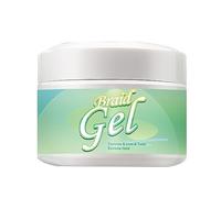 Braid Gel Extreme Hold Braiding Gel for Twist, Locs, Box Braids - Flakeless Braid & Edge Gel Hair Styling Gel, Tames Frizz & Edges - Twisting & Conditioning Shining Gel for All Hair Types