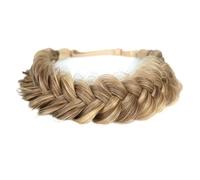 Braid Headband 2 Strands Messy Classic Chunky Plaited Wide Braids Elastic Stretch Quality Synthetic Braided Women Girl Bohemian Hair (Headbands A10)