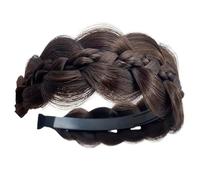 Braid Headband - Wide Fishbone Hairband with Grip Teeth | Stylish Twist Head Hoop Accessory, Comfortable Anti-Slip Hairband Design, Soft Hair Styling Piece, Elegant Hairwear Decoration Tool Us